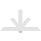 Ekena Millwork Redmond Architectural Grade PVC Gable Bracket, 72"W x 39"H x 2"D x 6"F, 13/12 Pitch GBP072X39X0206RED00 - alternate 4